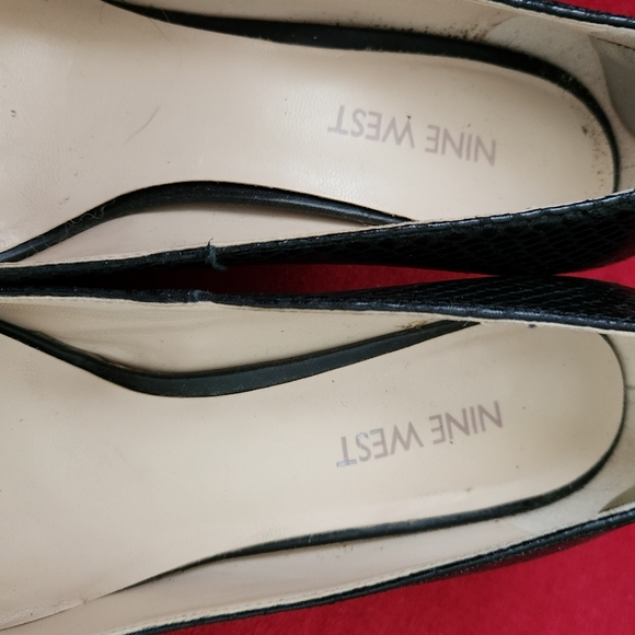 Nine West black pump size 6.5 - Picture 4 of 5